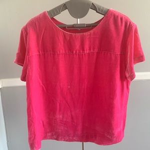J Crew velvet blouse